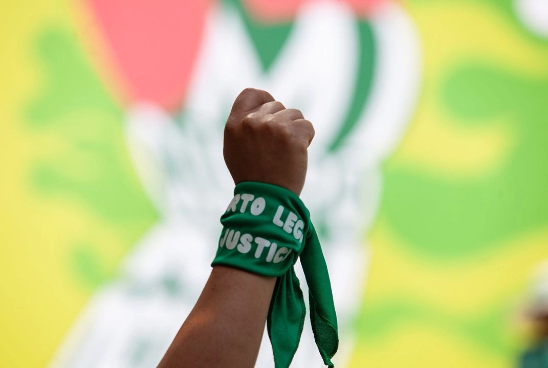 Conmemoración de los 18 años de la despenalización del aborto en la Ciudad de México. Foto